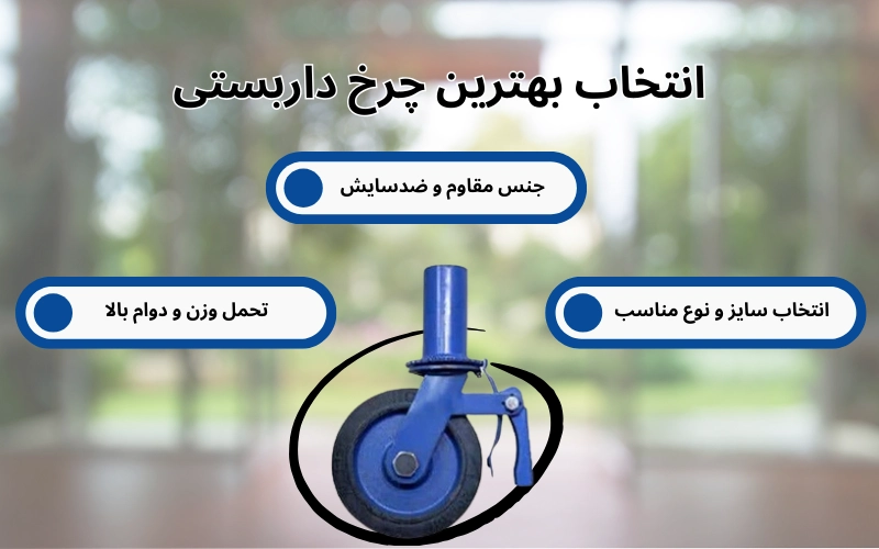 خرید چرخ داربستی